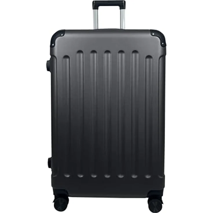 MTB Koffer Reisekoffer ABS Trolley 4 Zwillingsrollen M/L/XL oder Set, hochwertige Hartschale, 360° Rollen-System, STARKE TRAGEGERIFFE, integriertes Zahlenschloss, stapelbare Größen, verschiedene Farben – Bild 3