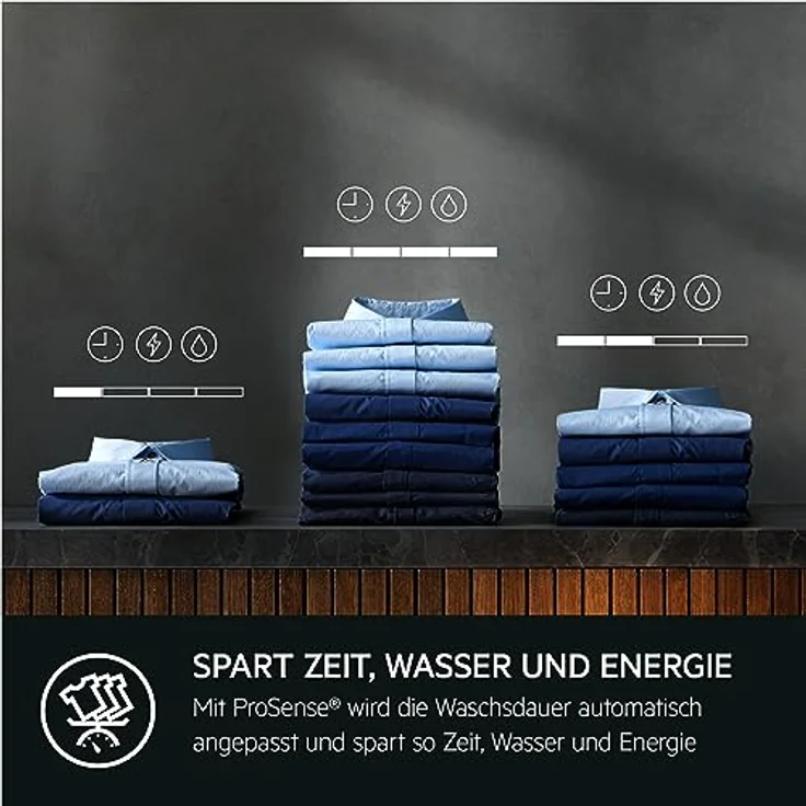 AEG 6000 ProSense® Waschmaschine LTR6N40260 – 6 kg, automatische Anpassung von Zeit, Wasser & Energie, schont Farben & Fasern – Bild 4