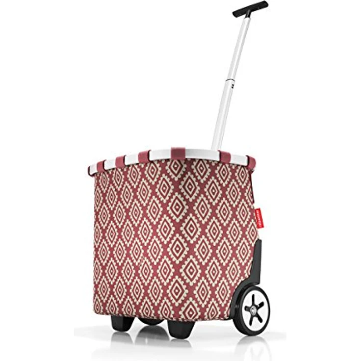 reisenthel carrycruiser Tragbarer Einkaufstrolley mit stabilem Aluminiumrahmen, Schultergurt und herausnehmbarer Netz-Innentasche Aus wasserabweisendem Material, Couleur:Frame Leo Macchiato – Bild 1