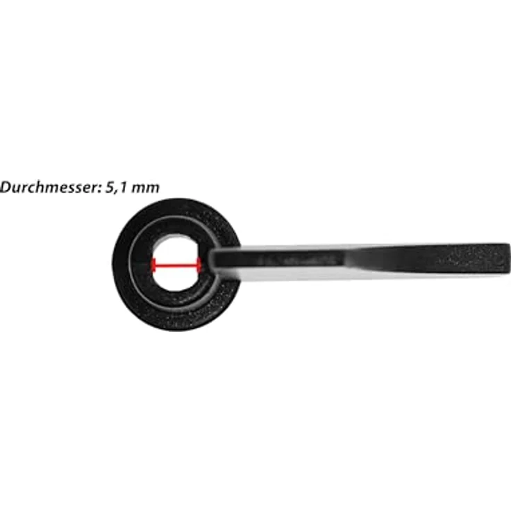 Piebert Knethaken Knethaken 30739 für Brotbackautomaten wie Unold, Silvercrest, Severin - Baugleich zu Unold 865002, 8660002, 6851174, 6851172, antihaftbeschichtet, Maße 60x21x44mm – Bild 5