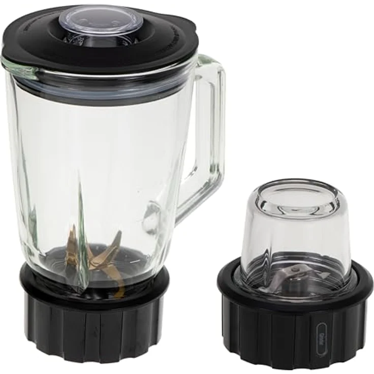 Camry Standmixer CR 4088, 1800 W, Tischmixer mit Titanium Klingen und 1,5L Glaskrug, schwarz – Bild 4