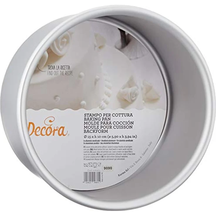 Decora 0062611 Profi-BACKFORM RUND AUS ELOXIERTEM Aluminium Ø cm 15 X 10 H – Bild 4