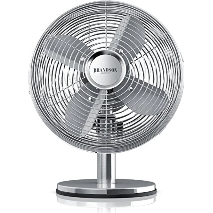 Brandson Tischventilator Design Retro - Ventilator mit 3 Geschwindigkeitsstufen - mobiler Lüfter - – Bild 2