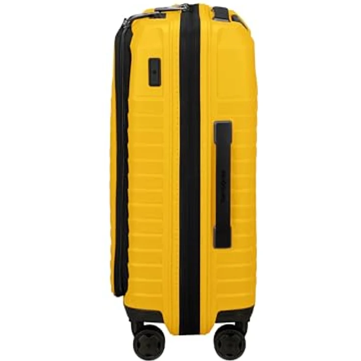 Samsonite Intuo Spinner 55, erweiterbarer Hartschalenkoffer Handgepäck 55 x 40 x 23/26 cm, 42/48 L, Gelb (Citrus), für EasyJet & die meisten Airlines, inkl. Fronttasche und TSA-Schloss – Bild 3