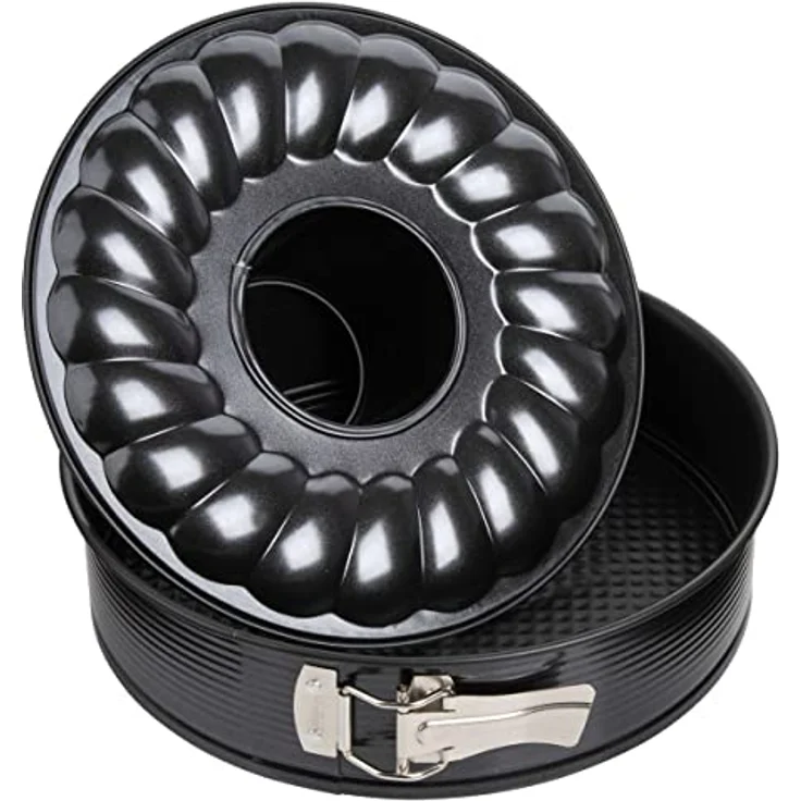 Zenker Springform Flach- und Rohrboden Ø 26 cm Backform mit 2 Böden Kuchenformen-Set, mit Antihaftbeschichtung, einfaches Entformen für saftige Kuchen und Torten, Menge: 1 Stück – Bild 5