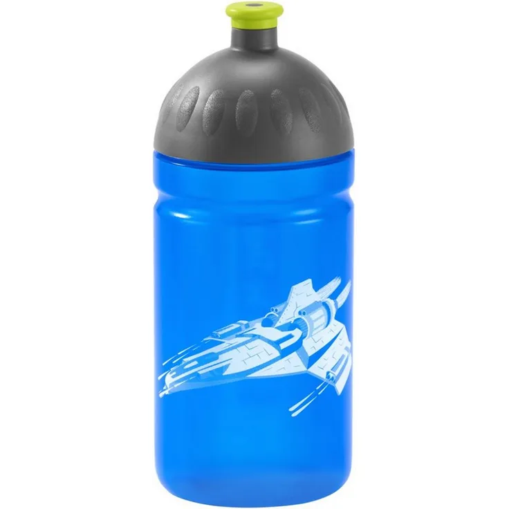 Step by Step Trinkflasche 0,5 l, auslaufsicher mit herausziehbarem Mundstück, für Kindergarten und Schule, recycelbar, ohne Weichmacher