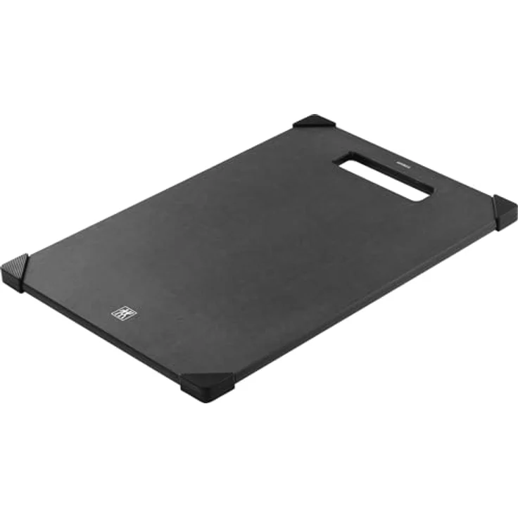 ZWILLING Schneidebrett 31 x 21 cm, Fiberholz mit Saftrille, rutschfest, spülmaschinengeeignet, schwarz – Bild 2