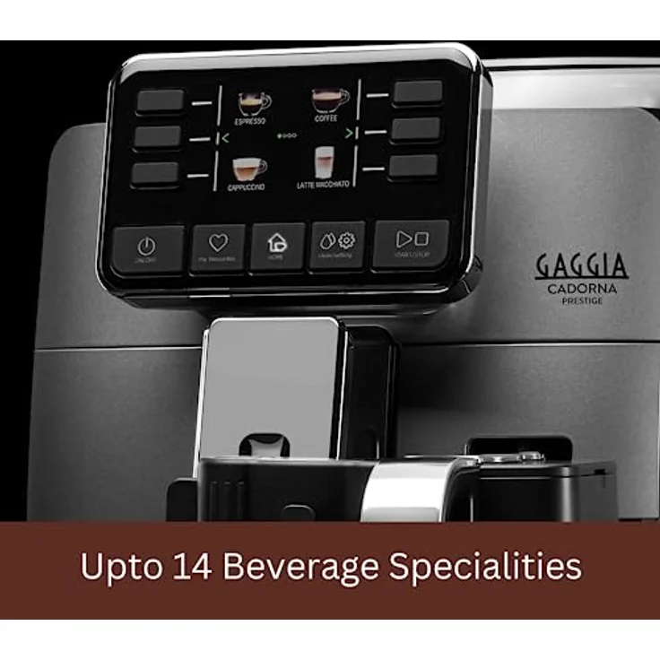 Gaggia RI9604-01 Cadorna Prestige Kaffeevollautomat, metall-silber – Bild 5