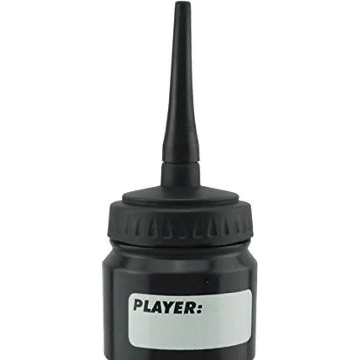 Hockey Trinkflasche STEEL Silver Safe 1.0L Langer Halm – Bild 4