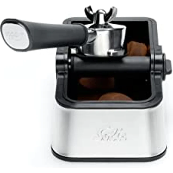 Solis Perfetta Coffee Knock-Box - Abklopfbehälter für Siebträger - Knock Box - Kaffeesatz Abschlagbehälter - Kaffeesatzbehälter - Schwarz – Bild 4
