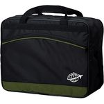 BAMBINIWELT Reisetasche HANDGEPÄCK Boardgepäck Bordcase 40x20x25 40x30x20 Ryanair Wizzair (groß (40x30x20), schwarz-Olive)