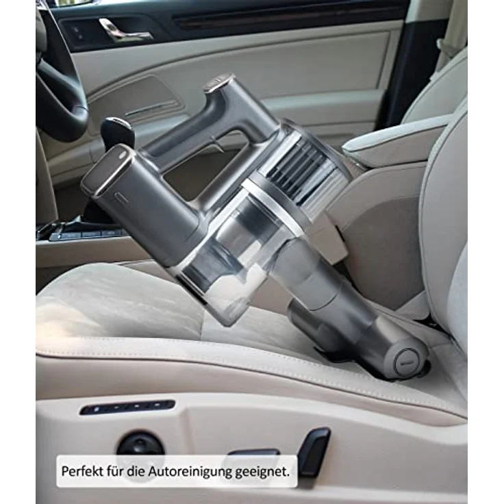 Genius Invictus X8 Motorisierte Mini Elektrobürste mit Leistungsstärke 6500 U/Min für Matratzen Teppich Sofa Kissen gegen Staub Haare Polle Milben, geeignet auch für X8 Pro – Bild 4