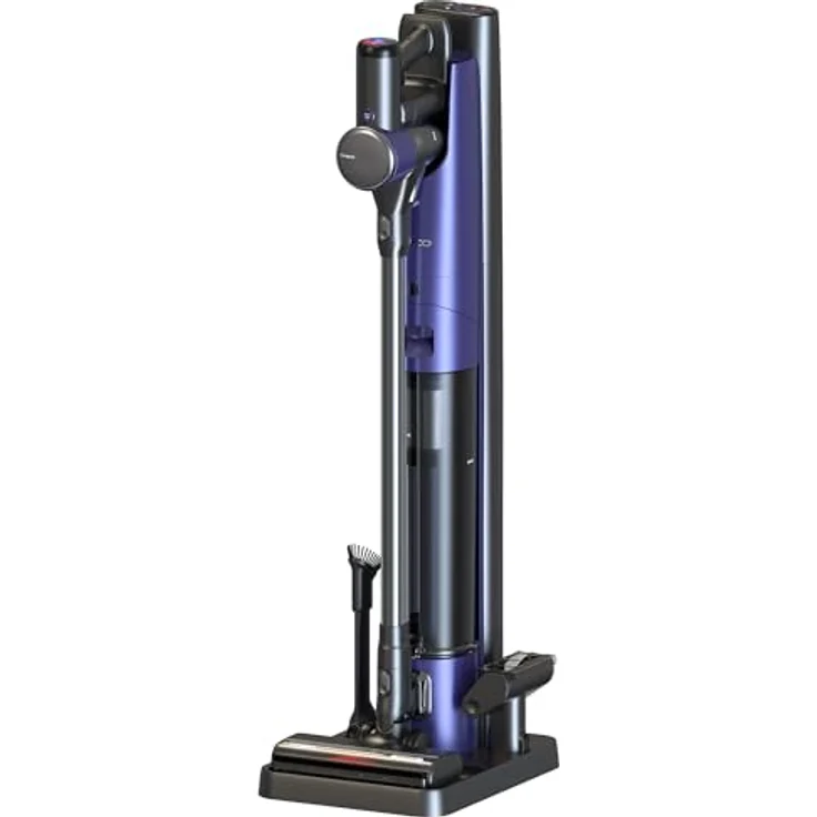 Tineco Pure ONE Station Pet Akku Staubsauger mit 3L Staubbeutel, Kabellos Staubsauger 65 min Laufzeit Stielstaubsauger Starke Saugleistung 1,22kg Gewicht für Hartboden, Teppich, Tierhaare – Bild 1