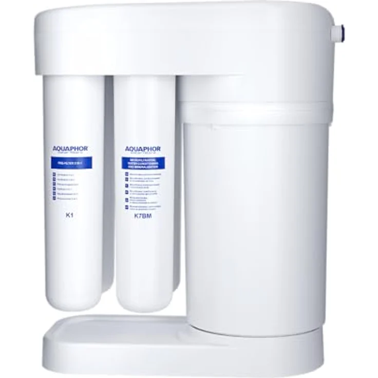 AQUAPHOR RO 101S EU Umkehrosmose Wasserfilter. Trinkwasserfiltersystem. 7,8 L. pro Stunde. Entfernt Kalk, Schwermetalle, Pestiziden, Medikamente, Viren, Bakterien. – Bild 2