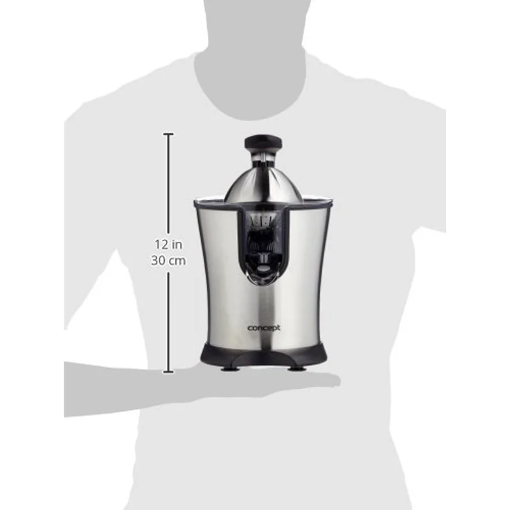 CONPT Hausgeräte 3520 Hochwertige elektrische Zitruspresse mit Hebelarm, 750ml, 160W, Edelstahl – Bild 7