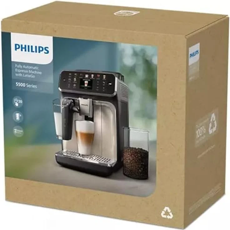 Philips COFFEE MACHINE EP5545/70 PHILIPS PCIP, Kaffeevollautomat, Weiss – Bild 6