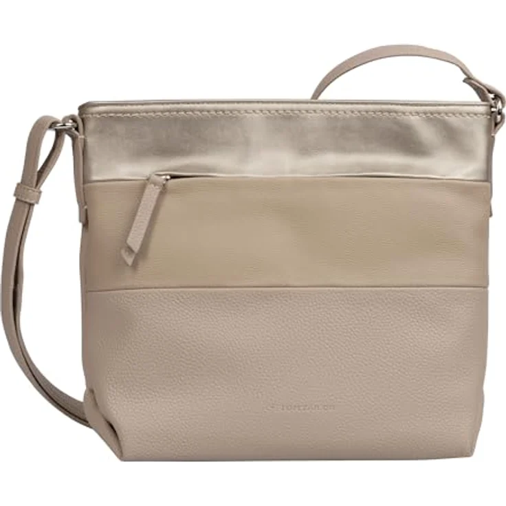 Tom Tailor Nicolina Cross Bag, elegante Umhängetasche in Grau mit verstellbarem Schulterriemen und mehreren Fächern – Bild 1