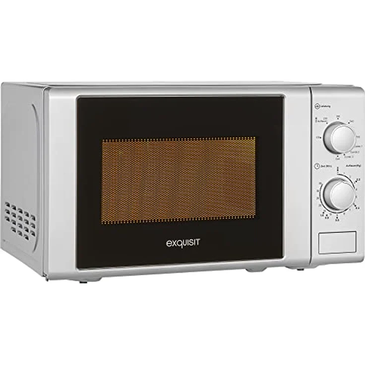 Mikrowelle Exquisit MW900-030G Silber | 20 Liter | Grill | Drehteller 25,5 cm – Bild 5
