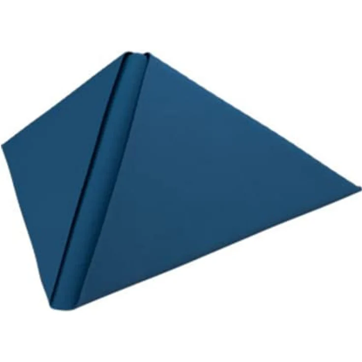 Duni lin Servietten, dunkelblau, 40x40cm, 45 Stück, strapazierfähiges Airlaid-Material, FSC-zertifiziert – Bild 1