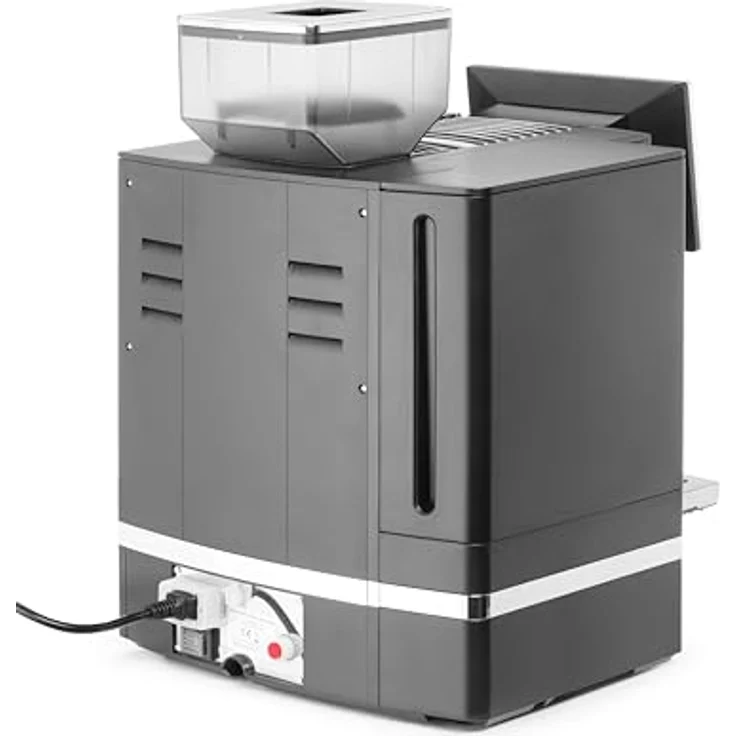 Hendi Kaffeevollautomat, 3000W, 10"-Touchscreen, 19-bar-Pumpe, 1-kg-Bohnenbehälter, Schwarz – Bild 4
