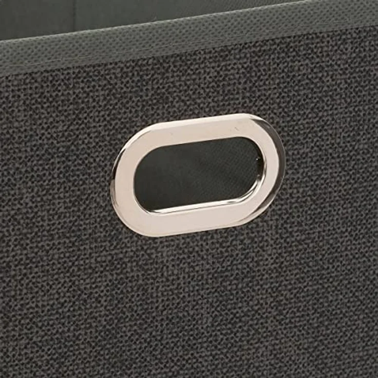 5five - stoffkorb 15x31cm "mix n modul" dunkelgrau meliert – Bild 4