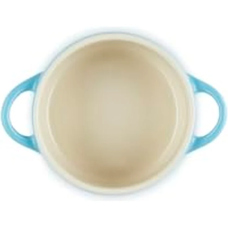 Le Creuset Mini-Cocotte- Bräter, Rund, 200 ml, 10 x 5 cm, Steinzeug, Türkis – Bild 6