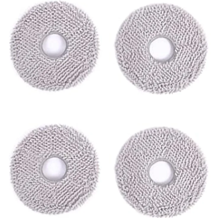 ECOVACS DEEBOT OMNI/X1e X1 TURBO/T10 TURBO/T20 Omni, verbesserte Wischtücher, 4 Stück, D-WP04-0012, Polyester