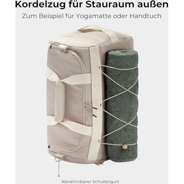 Johnny Urban Move Series Shawn Weekender Reisetasche, 50.5 cm, aus 100% PET, gelb – Bild 7