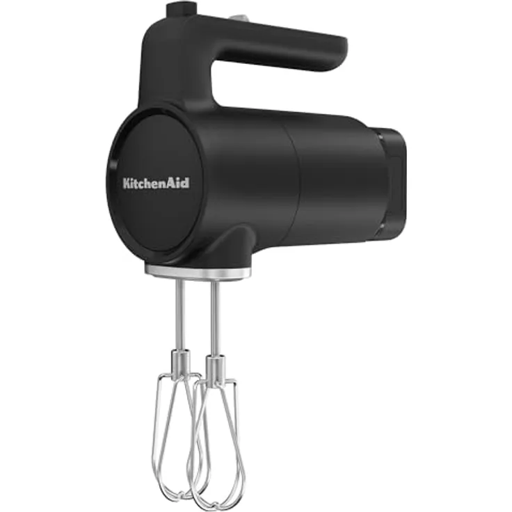 Kitchenaid Kabelloser handmixer I Kitchenaid Go I Kabellosen Handrührer mit 7 Geschwindigkeitsstufen und Akku I Schwarz