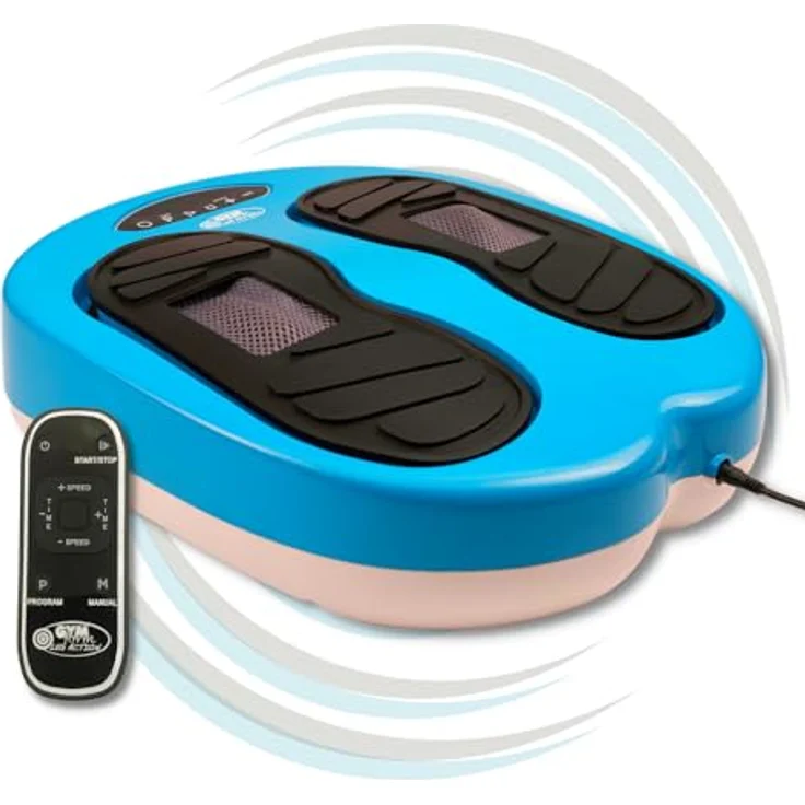 GYMFORM fußmassagegerät Leg Action (Platinum), fussmassagegerät elektrisch, fussmassagegerät durchblutung mit 10 Programmen, Wellness für die Füße, Entspannend für den Körper – Bild 1