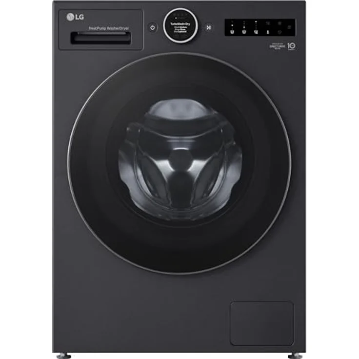 LG HPWD116BA X-Serie Waschtrockner, 11 kg Wasch- und 6 kg Trocknungskapazität, 1350 U/Min., schwarz, mit AI Wash+Dry und TurboWash+Dry Technologie – Bild 1