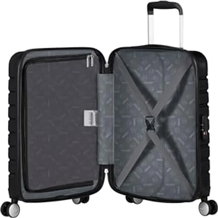 American Tourister Flashline - Spinner S, Handgepäck, 55 cm, 34 L, Schwarz (Shadow Black) – Bild 5