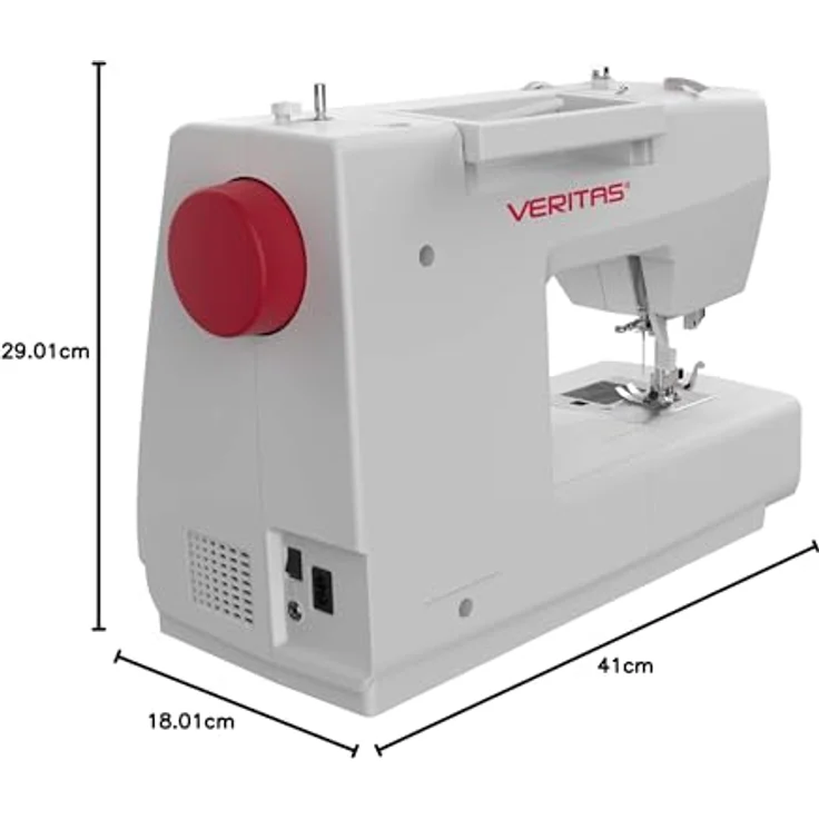 Veritas Freiarmnähmaschine Claire Hand-Nähmaschine, weiß – Bild 6