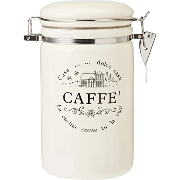 Kaffeedose Dolce Casa, 850 ml., Keramik mit Bügelverschluss, von TOGNANA – Bild 2