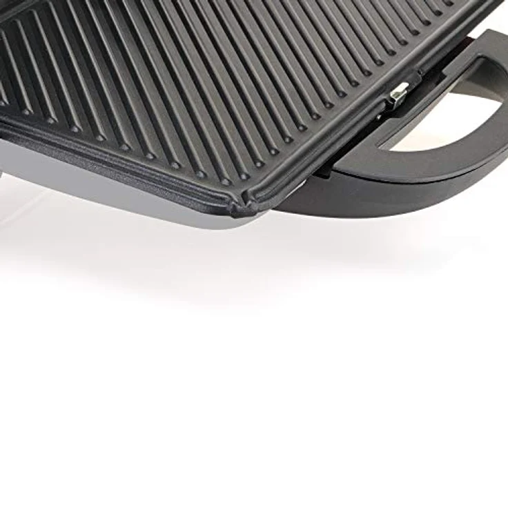 Arzum AR2037 Sandwichmaker, 1800 Watt, Antihaftbeschichtung, bis zu 180° Öffnung, grau – Bild 6