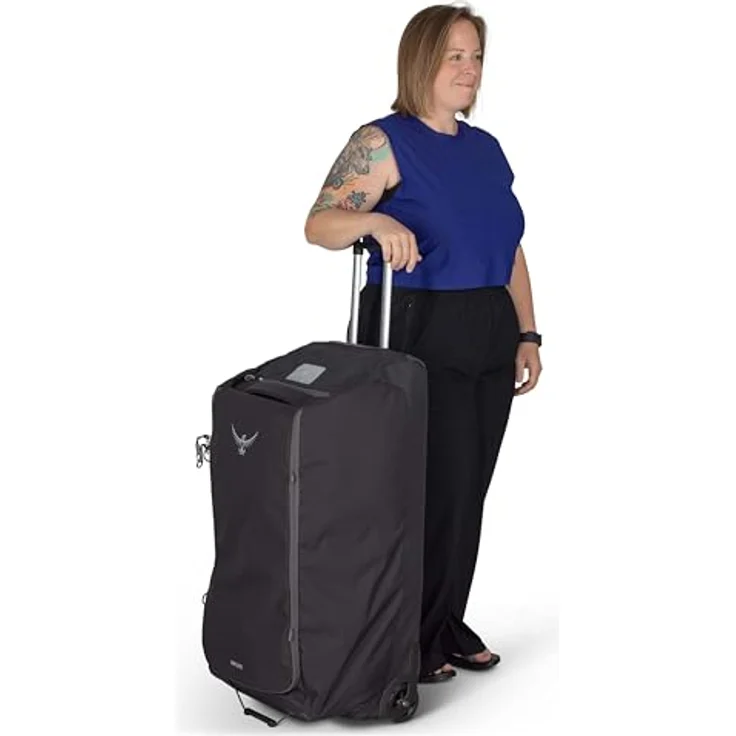 Osprey Daylite 115, 2 Rollen Reisetasche mit 115 l Volumen, Schwarz, 82 cm, wetterfest und arretierbarer Griff – Bild 8