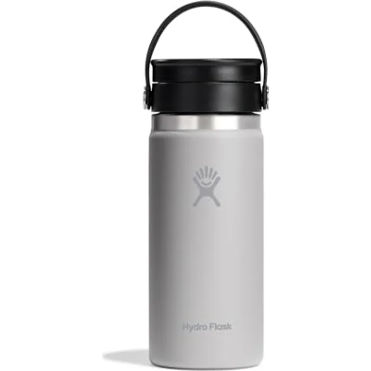 HYDRO FLASK - Coffee Flask 473ml (16 oz) - Vakuumisolierter Edelstahl-Thermos - Auslaufsicher Flex-Trinkdeckel - Thermos für Kaffee - Größe Öffnung - Birch