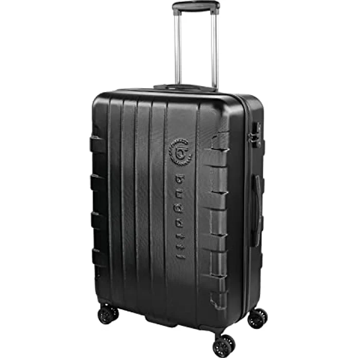 Bugatti Galatea Hartschalenkoffer 76x52x29,5 cm - 96L, 4 Rollen mit TSA Zahlenschloss, schwarz – Bild 1