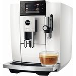JURA E8 (ED) Piano White, Kaffeevollautomat mit 3 Genusswelten, Coffee Timer und Quality Assistant