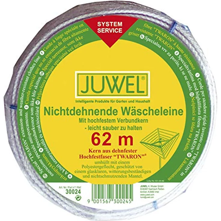 JUWEL Wäscheleine Twaron 62m