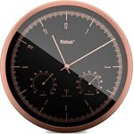 Mebus Wanduhr 19778 Funkwanduhr mit Thermo-Hygrometer