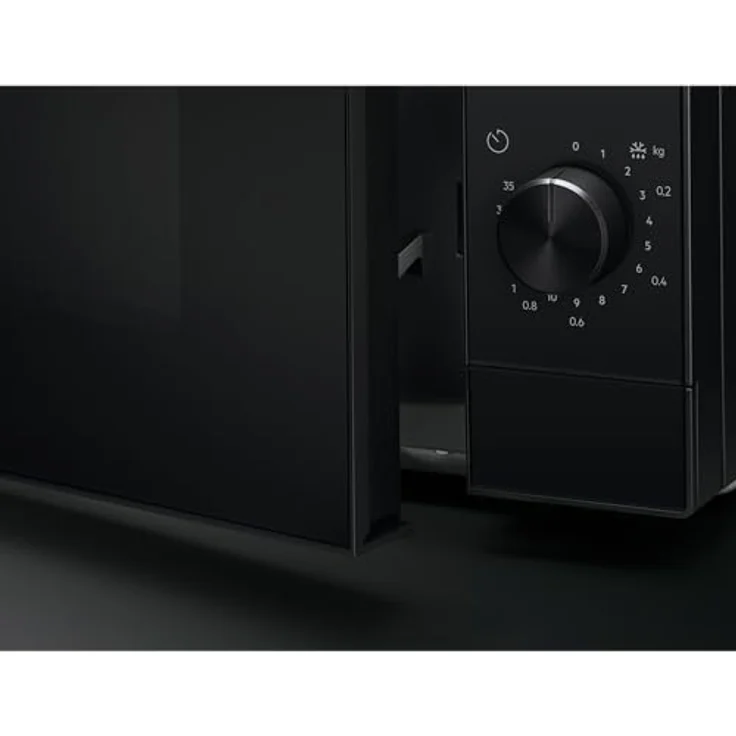 AEG Mikrowelle mit Grill MFB2111DB, 21 L, 800 W Mikrowellenleistung, 1000 W Quarzgrill, 5 Leistungsstufen, Edelstahl-Innenraum, Schwarz, Drehteller Ø 27 cm – Bild 4