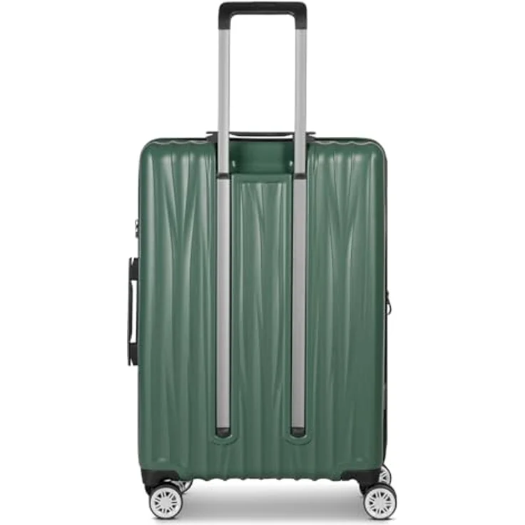 Brics Cervia 2.0, Hartschalenkoffer Trolley M, 69 cm mit Dehnfalte, 77 l, Grün, 4 Rollen – Bild 2