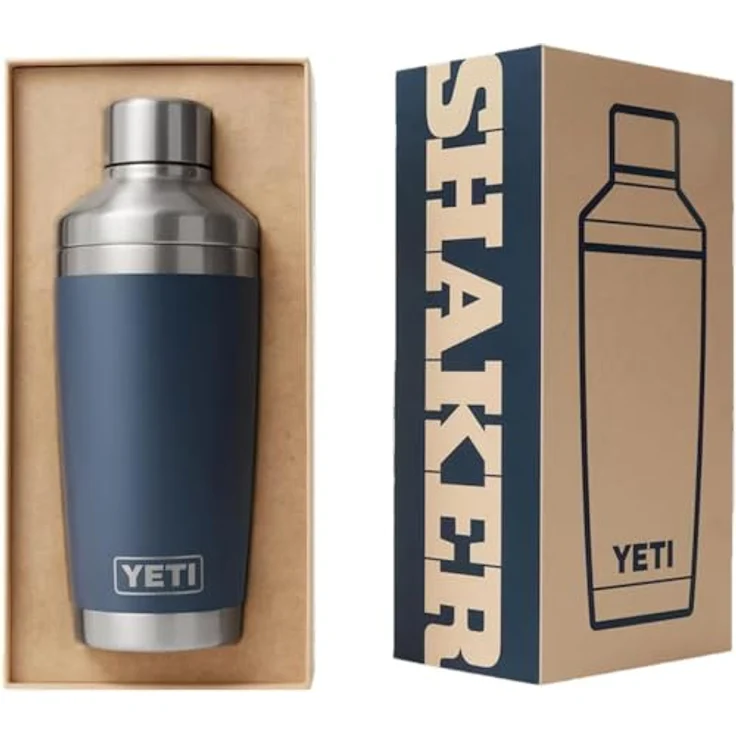 YETI Rambler Cocktail Shaker, Navy, auslaufbeständig und isoliert, 20 oz (591 ml) – Bild 3