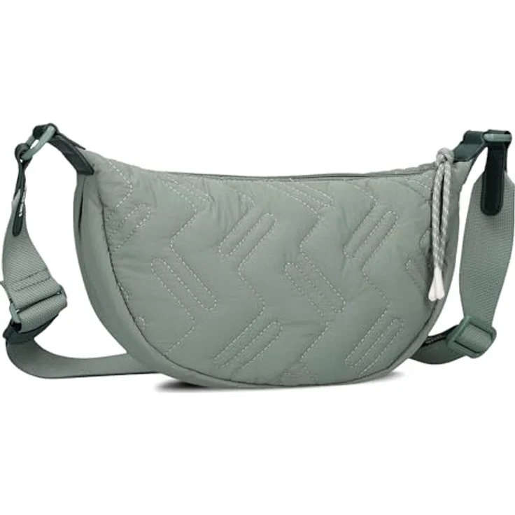 Zwei Cleo Umhängetasche 30 cm, elegante Handtasche in Schwarz – Bild 1