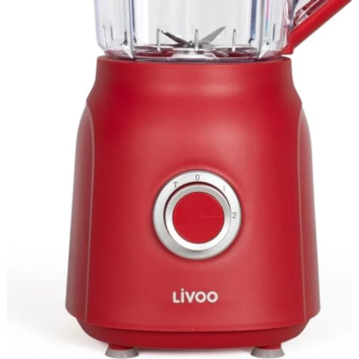 Livoo DOP242N Standmixer, 1,5 l, 600 W, 22.000 U/min, 2 Geschwindigkeitsstufen, Edelstahl-Klingen – Bild 3