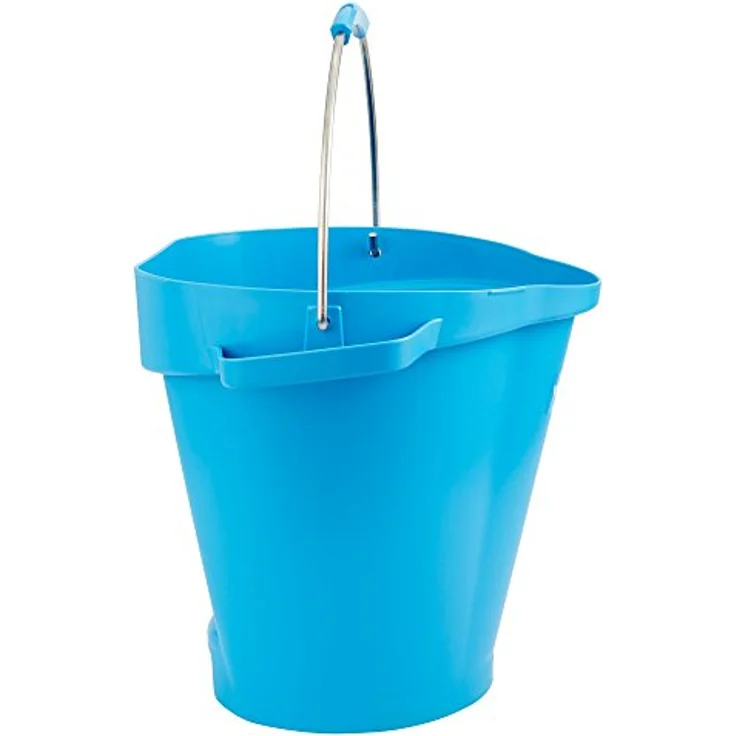 Vikan - Hygienischer Eimer - Mit Ausguss - Maßeinteilung - 20L - Blau – Bild 2