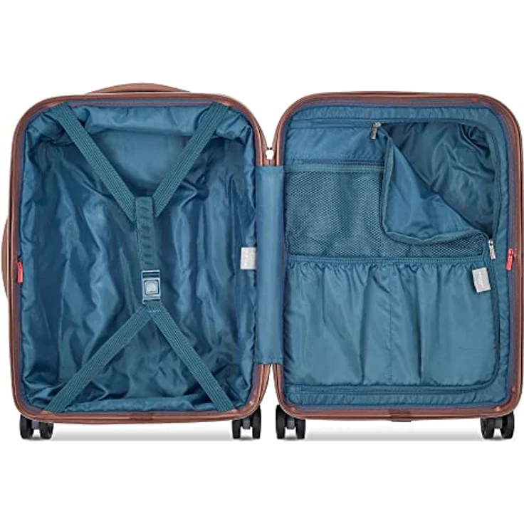 Delsey Paris ST TROPEZ 4 DOPPELROLLEN KABINENTROLLEY SLIM LINE 55 CM, DELSEY PARIS, Koffer mit viel Stauraum und praktischen Fächern, schwarz – Bild 5