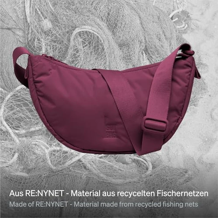 Got Bag Moon Bag Umhängetasche 32 cm, lila, aus 100% Polyester – Bild 2
