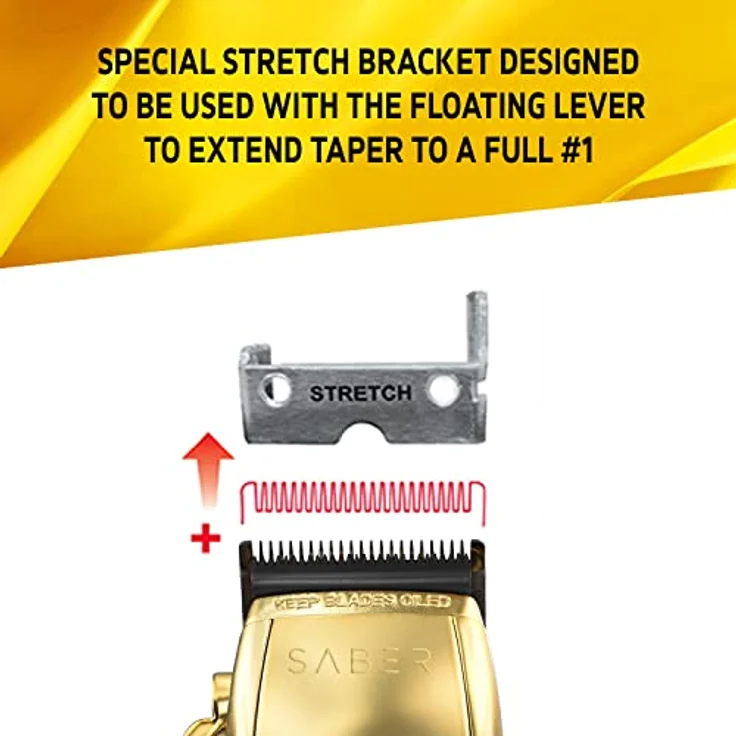 Professioneller Herren-Haarschneider Stylecraft by Gamma Più, Clipper mit Bürstenlosen Motor, 6 Stunden Autonomie ohne Kabel, Verstellbare Klinge, 8 Kämme, Klingenständer, Stabiles Metallgehäuse – Bild 5